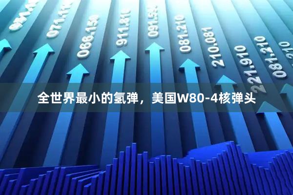 全世界最小的氢弹,美国W80-4核弹头