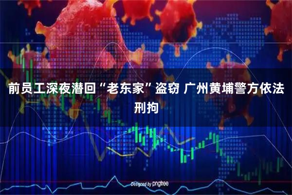 前员工深夜潜回“老东家”盗窃 广州黄埔警方依法刑拘